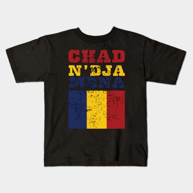 Flag of Chad Kids T-Shirt by KewaleeTee